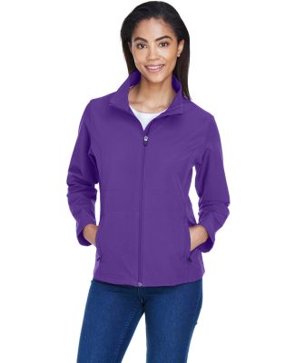 Team 365 TT80W Ladies' Leader Soft Shell Jacket in Sport purple