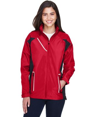 Team 365 TT86W Ladies' Dominator Waterproof Jacket in Sport red