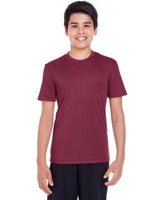 Team 365 TT11Y Youth Zone Performance T-Shirt in Sport maroon