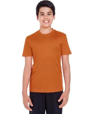 Team 365 TT11Y Youth Zone Performance T-Shirt in Sprt brnt orange