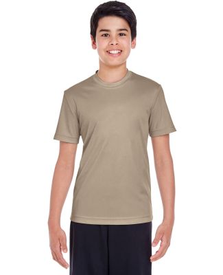 Team 365 TT11Y Youth Zone Performance T-Shirt in Desert khaki