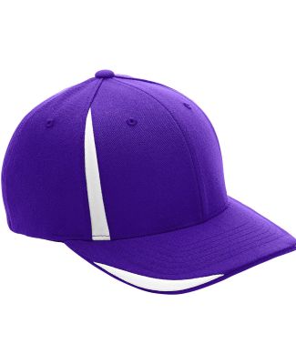 Team 365 ATB102 by Flexfit Adult Pro-Formance® Fr in Sp purple/ white