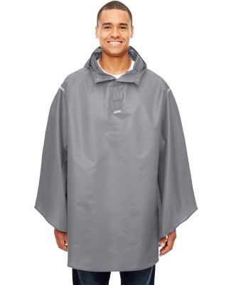 Team 365 TT71 Adult Zone Protect Packable Poncho in Sport graphite