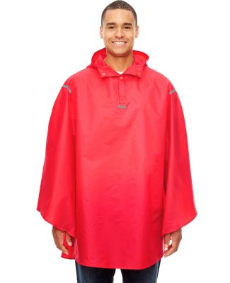 Team 365 TT71 Adult Zone Protect Packable Poncho in Sport red