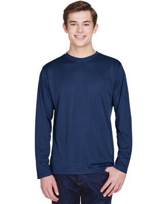 Team 365 TT11L Men's Zone Performance Long-Sleeve  in Sport dark navy