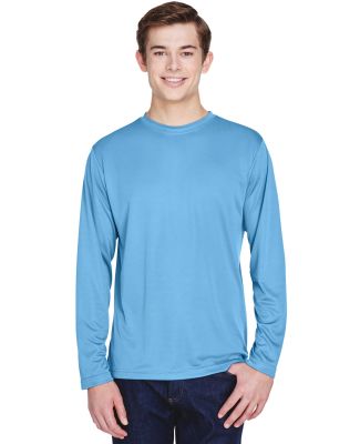 Team 365 TT11L Men's Zone Performance Long-Sleeve  in Sport light blue