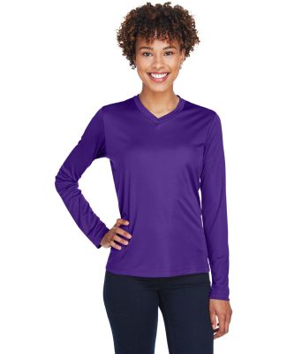 Team 365 TT11WL Ladies' Zone Performance Long-Slee in Sport purple