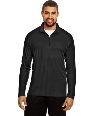 Team 365 TT31 Men's Zone Performance Quarter-Zip in Black