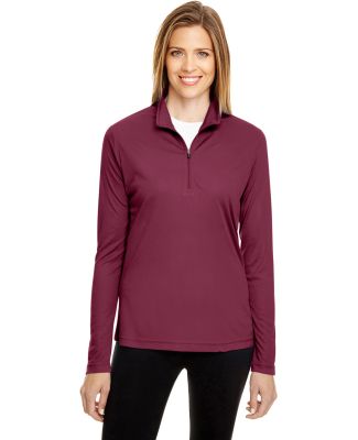 Team 365 TT31W Ladies' Zone Performance Quarter-Zi in Sport maroon