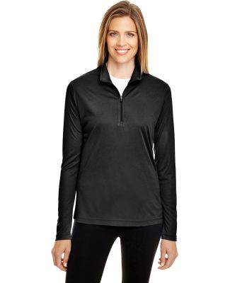 Team 365 TT31W Ladies' Zone Performance Quarter-Zi in Black