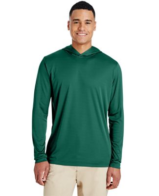 Team 365 TT41 Men's Zone Performance Hooded T-Shir in Sport forest