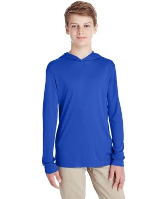 Team 365 TT41Y Youth Zone Performance Hooded T-Shi in Sport royal