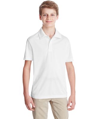 Team 365 TT51Y Youth Zone Performance Polo in White