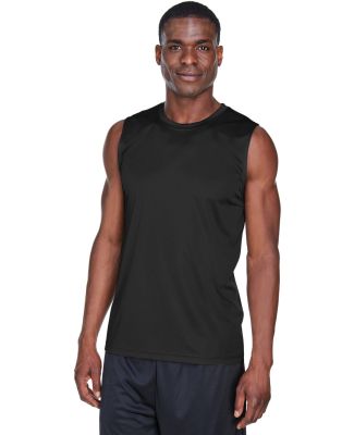 Team 365 TT11M Men's Zone Performance Muscle T-Shi in Black