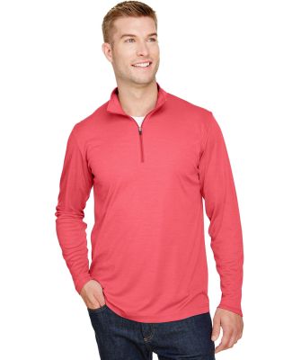 Team 365 TT31H Men's Zone Sonic Heather Performanc in Sp red heather