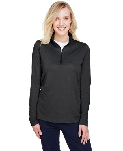 Team 365 TT31HW Ladies' Zone Sonic Heather Perform in Black heather