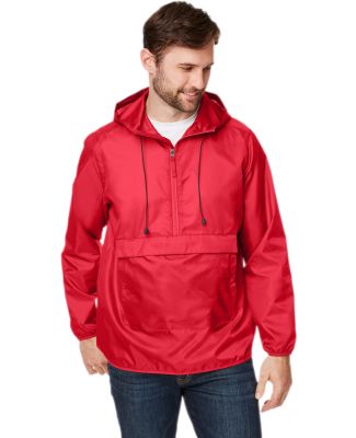 Team 365 TT77 Adult Zone Protect Packable Anorak J in Sport red