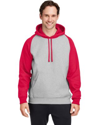 Team 365 TT96CB Unisex Zone HydroSport™ Heavywei in Ath hthr/ sp red