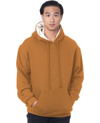 Bayside Apparel 930 USA-Made Super Heavy Thermal L in Caramel brown/ cream