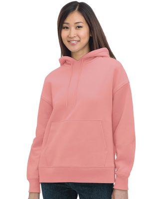 Bayside Apparel 7760 Women's USA-Made Hooded Sweat in Peach