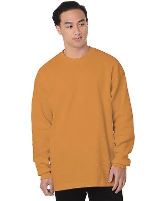 Bayside Apparel 8205 USA-Made Heavyweight Waffle K in Caramel brown