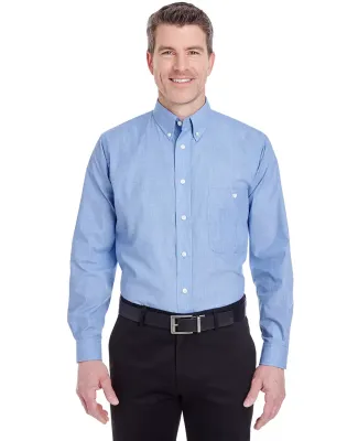 8340 UltraClub® Men's Wrinkle-Free End-on-End Ble in Cadet blue