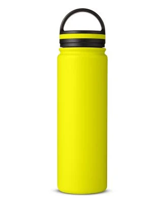 Core 365 CE051 24oz Vacuum Bottle in Safety yellow