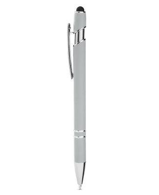 Core 365 CE052 Rubberized Aluminum Click Stylus Pe in Platinum