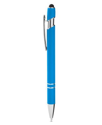 Core 365 CE052 Rubberized Aluminum Click Stylus Pe in Electric blue