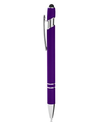 Core 365 CE052 Rubberized Aluminum Click Stylus Pe in Campus purple