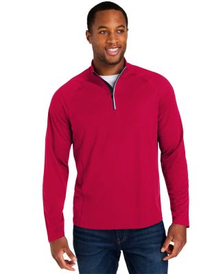 Core 365 CE418 Men's Origin Performance Pique Quar in Classc red/ crbn