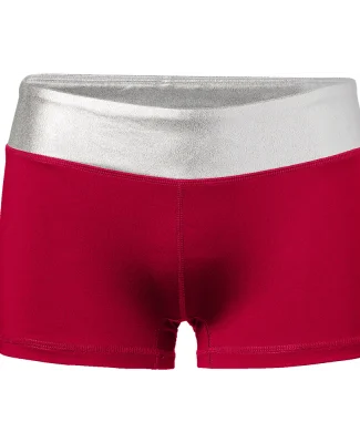 Soffe 1100V JRS DANCE SHORT in Cardinal/silver 602