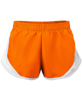 Soffe 081V Junior's Short in Orange/white 809