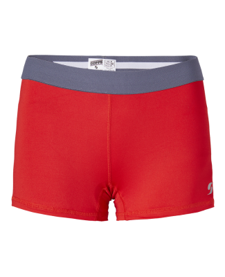 Soffe 1110V Jr's Short Dri in Red/gun metal j70