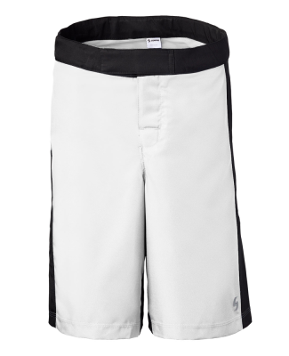 Soffe 1010B BOYS TRAINING SHORT in White/black 107