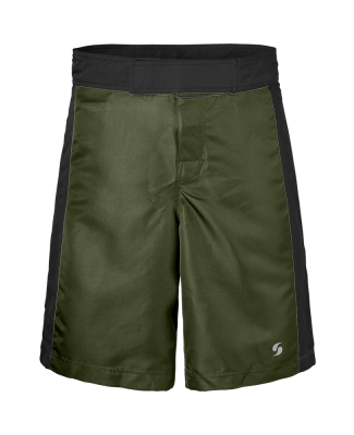 Soffe 1010M MENS MMA SHORT POLY in Od green/black 359