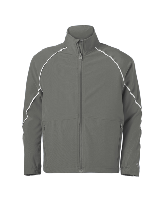 Soffe 1026Y Youth WmUp Jacket in Gun metal j62