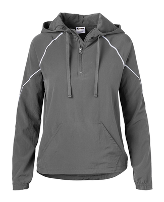 Soffe 1027V JRS LIGHTWEIGHT PULLOVER HOOD in Gunmetal 017