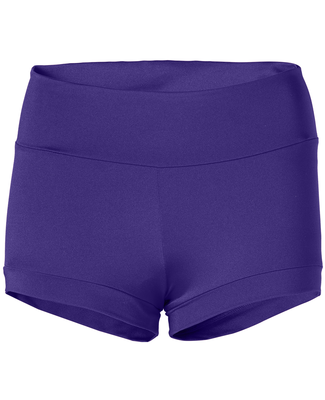 Soffe 1159V JRS HIGH RISE SLAY SHORTIE in Purple 510