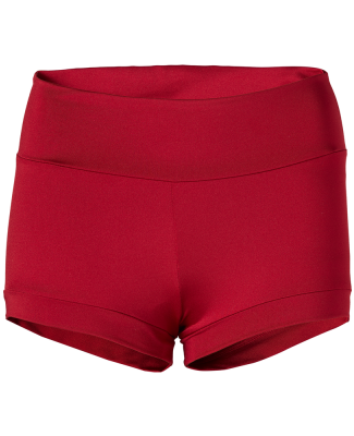 Soffe 1159V JRS HIGH RISE SLAY SHORTIE in Cardinal 601