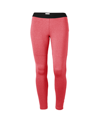 Soffe 1169C CURVES SOFFE DRI TEAM LEGGING in Red heather 91h