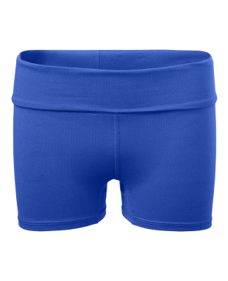 Soffe 1178G GIRLS ROLLDOWN SHORT in Royal 430
