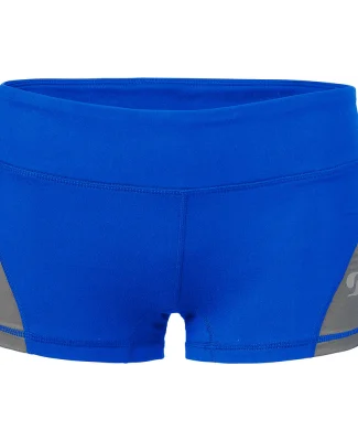 Soffe 1180V JRS SOFFE DRI CLRBLCK SHORT in Royal/gm 4cm