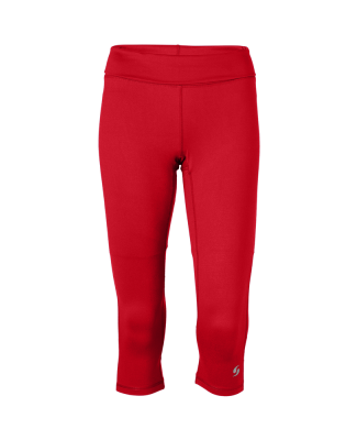 Soffe 1184V Jr's Lux Capri in Red jb3