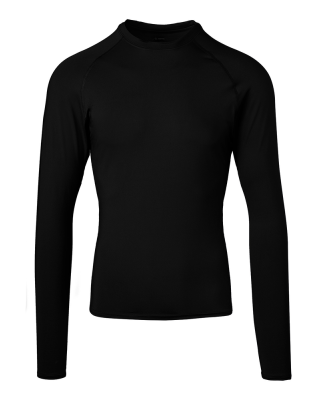 Soffe 1189M MENS LS BASE LAYER TEE in Black w01