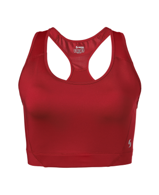 Soffe 1210C CURVES MID IMPACT BRA in Cardinal 601