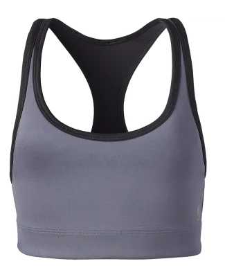 Soffe 1220V JRS REVERSIBLE BRA in Gunmetal/black 90k