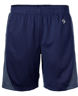 Soffe 1498B BOYS INSERT SHORT in Navy/navy heather 412