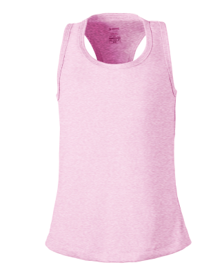 Soffe 1510G GIRLS PERFORMANCE RACER in Pink lemonade heather 96e