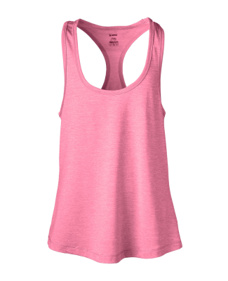 Soffe 1510V JRS PERFORMANCE RACER TANK in Fuchsia purple heather 697